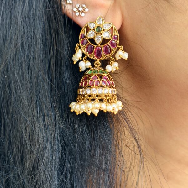 fj2090 pota stone jhumkas pushback