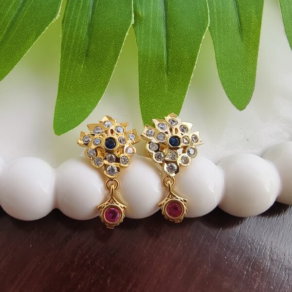 fj2280 pure panchaloham screw back ear rings