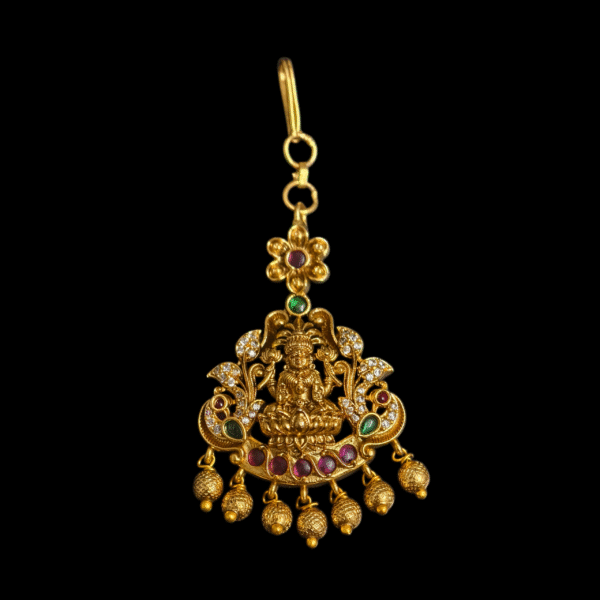 fj2339 lakshmi dollar maang teeka