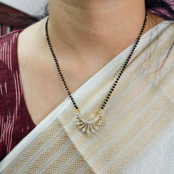 fj2474 gj polish diamond replica crystal blackbeeds 18inch