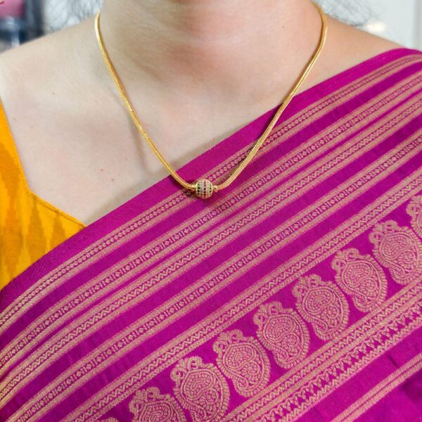 fj2560 microgold plated 18inch ball chain